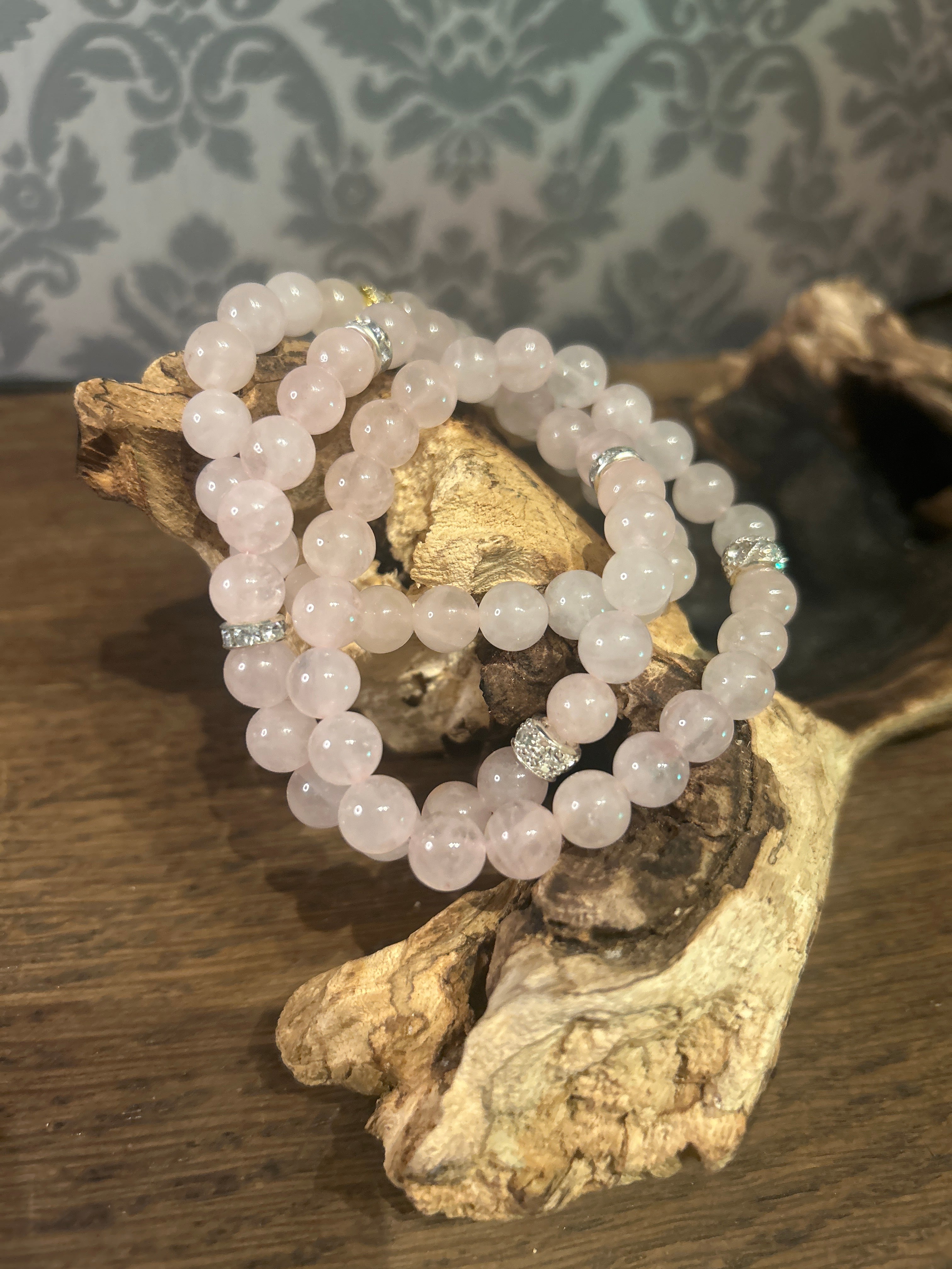 Rose Quartz 8mm Bracelet - Love, Compassion & Healing