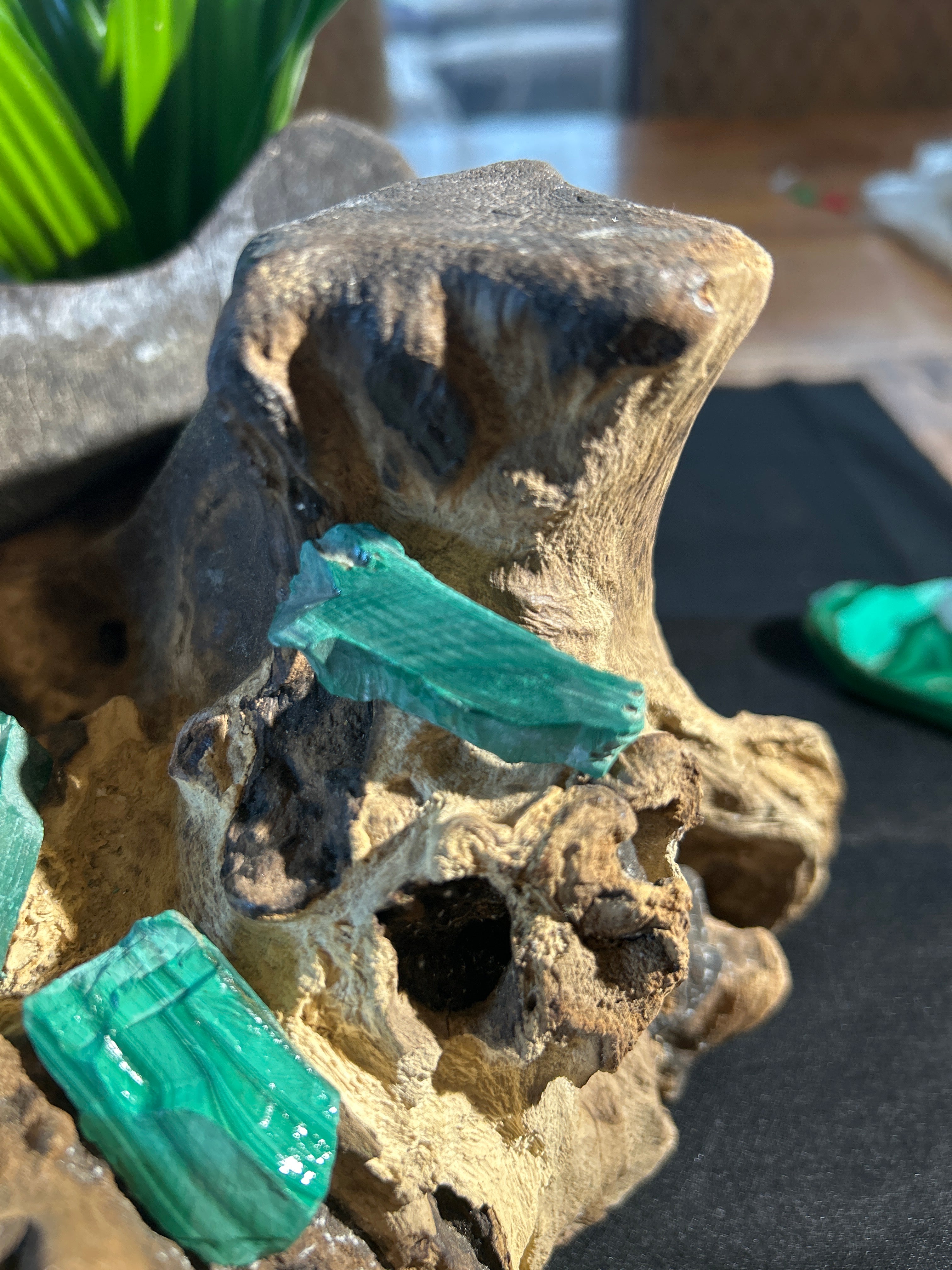 Raw Malachite: Distinct Natural Pieces, Sold Individually