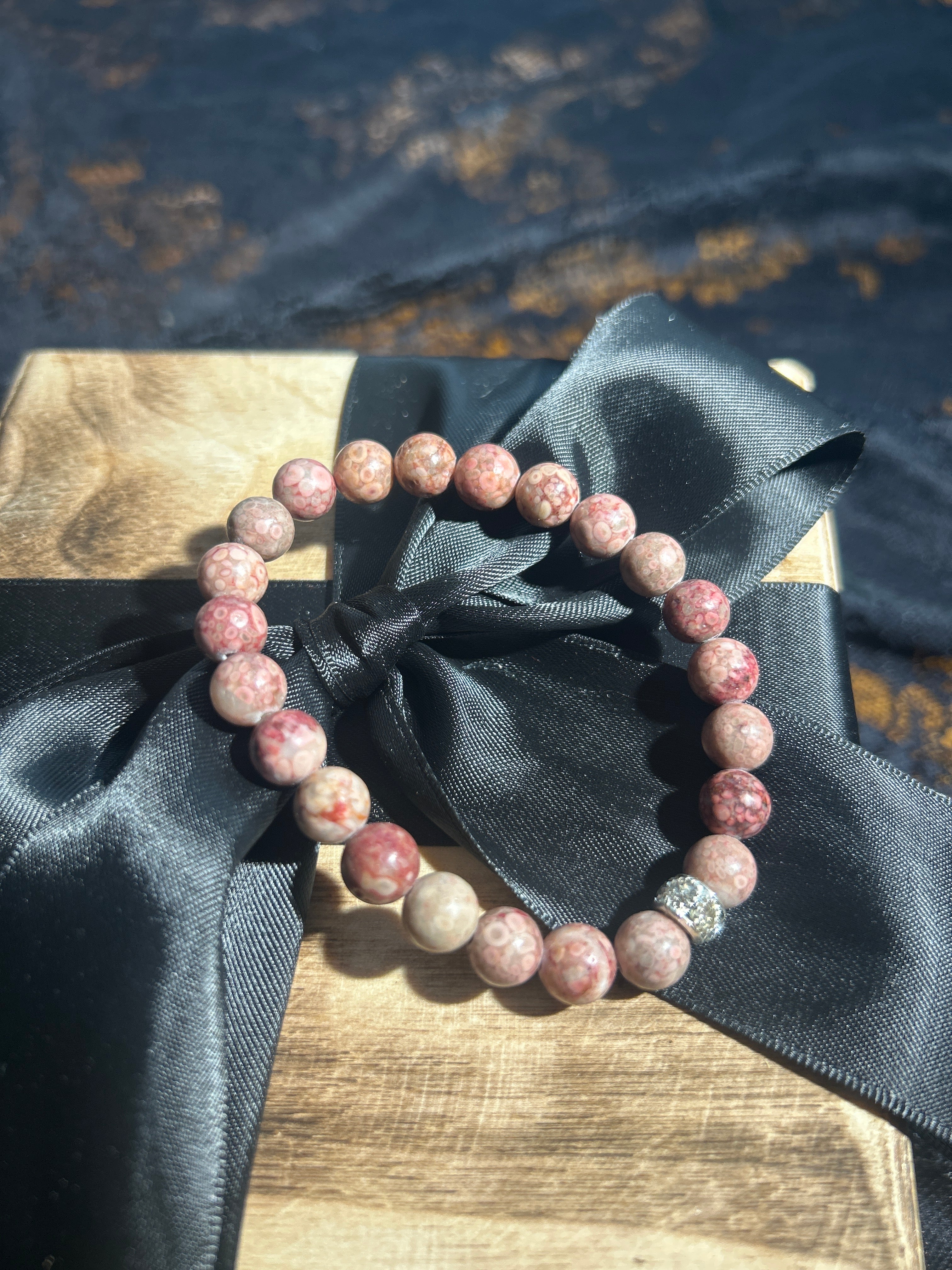 Fossil Coral Bracelet - Ancient Wisdom, Protection, and Grounding