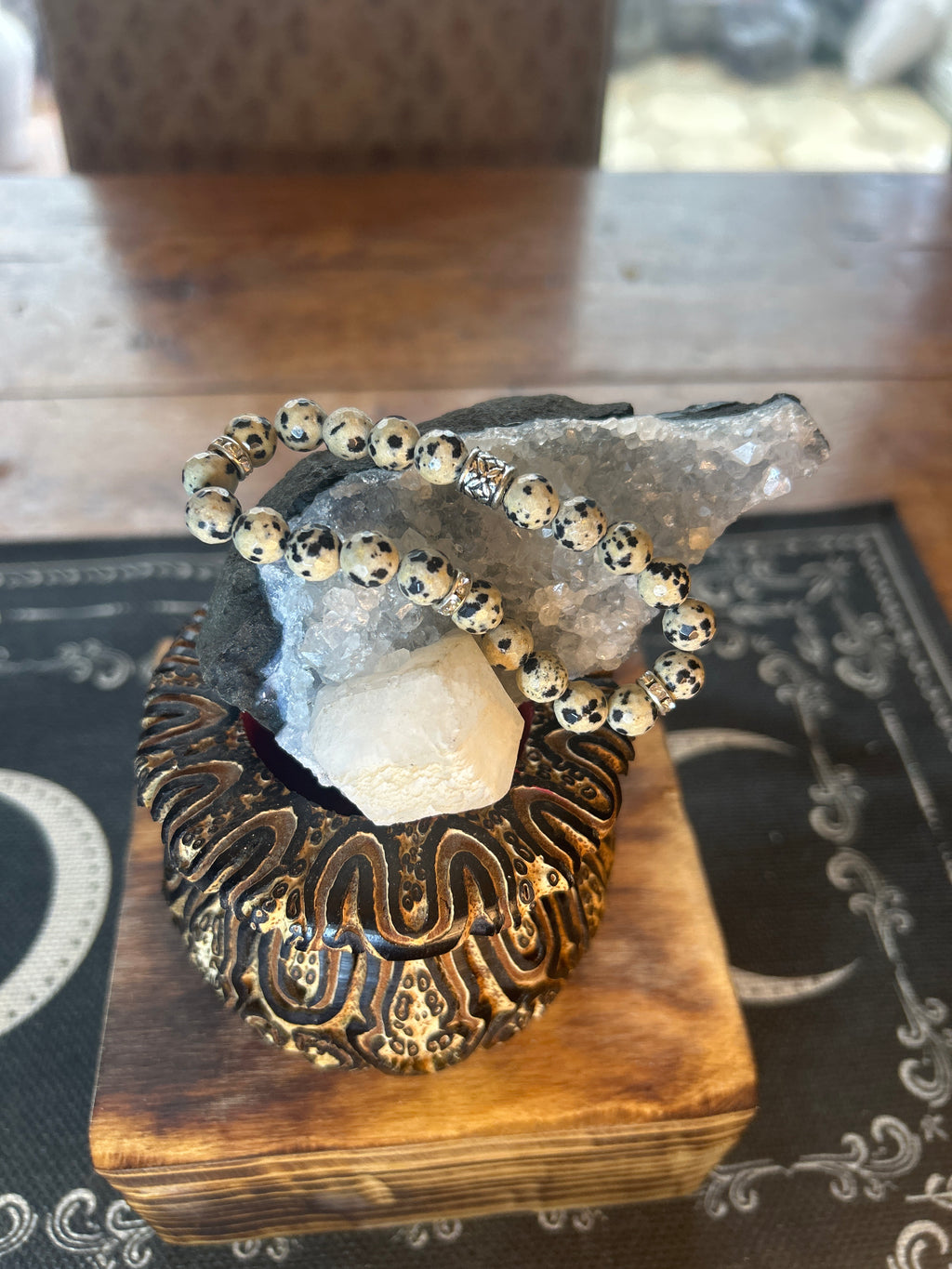 Dalmatian Jasper
Handcrafted | Joy, Balance & Positivity