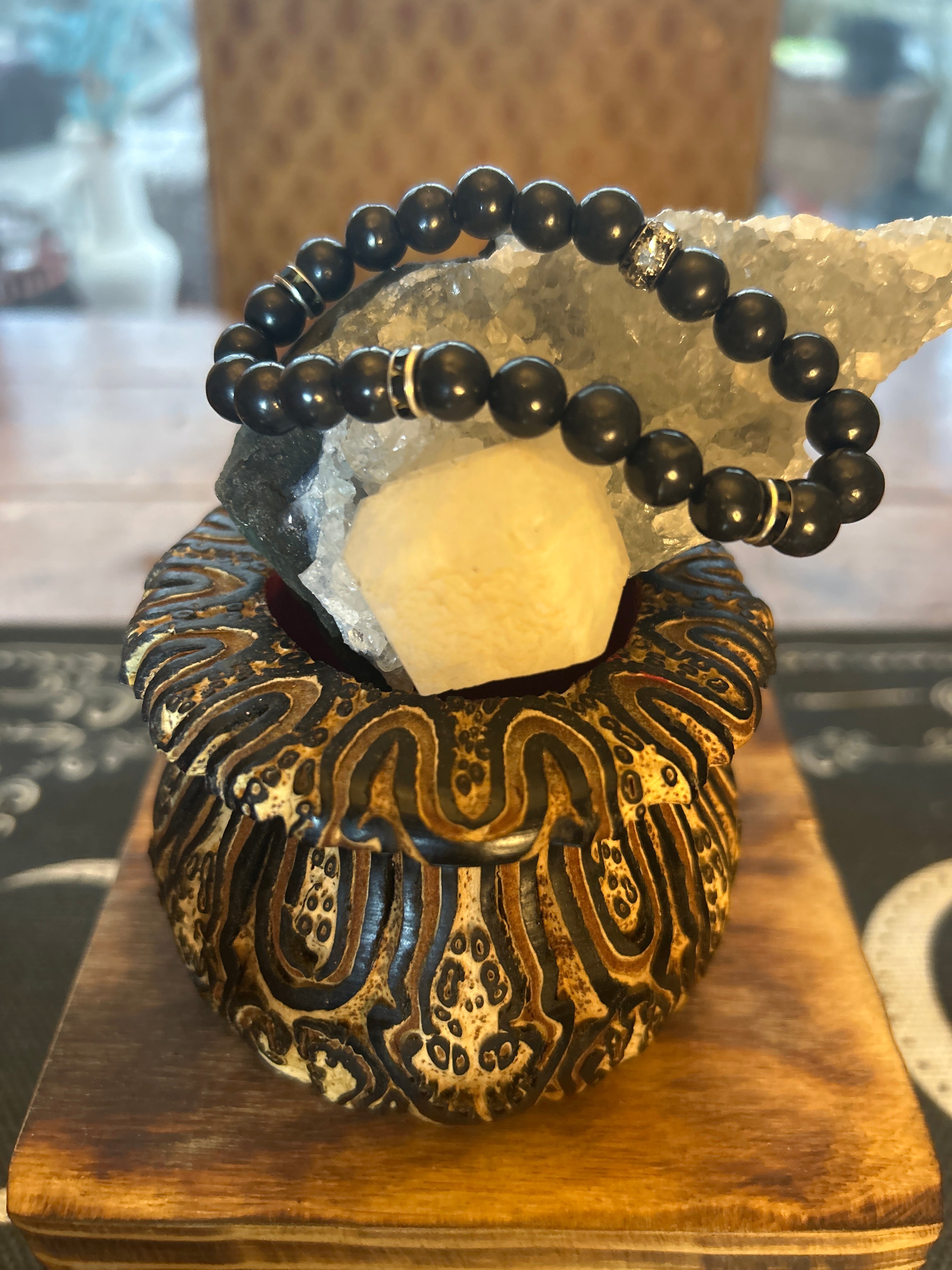 Shungite
Handcrafted | Protection & Healing | EMF Shielding