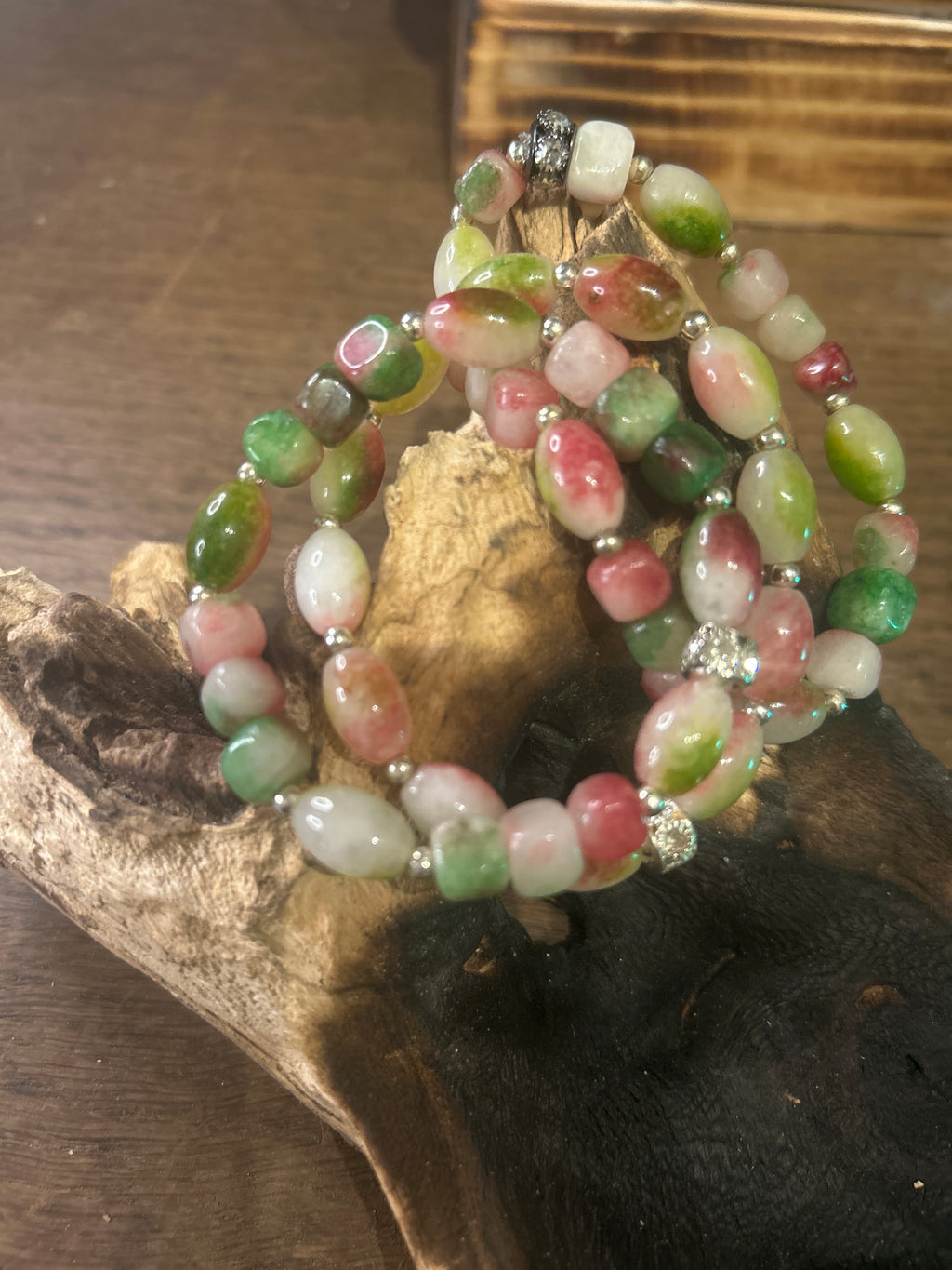 Handmade Watermelon Tourmaline Bracelets