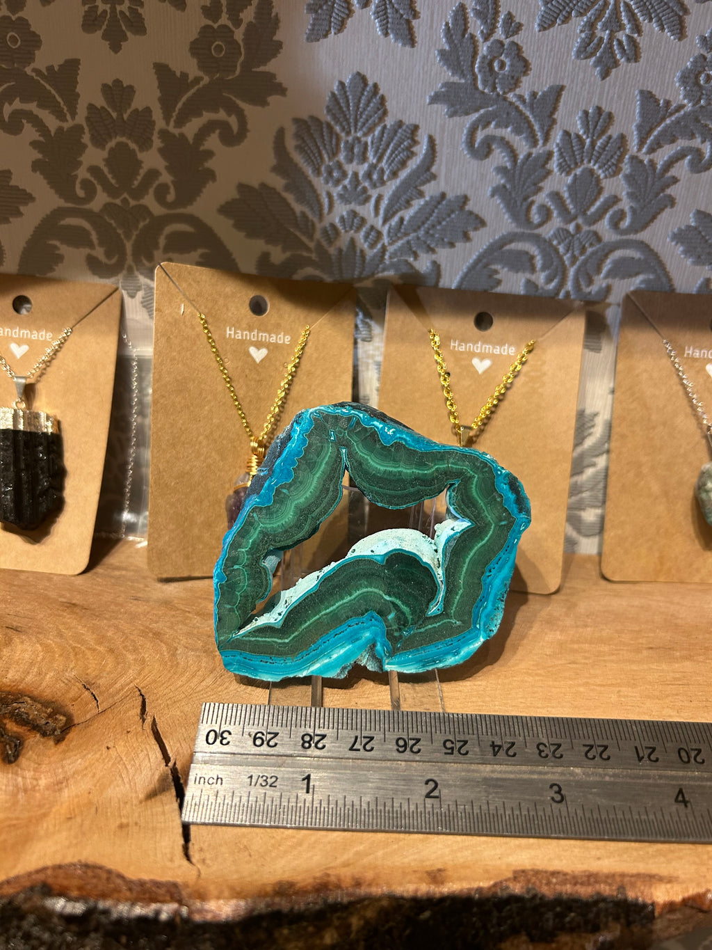 Beautiful Malachite with Azurite