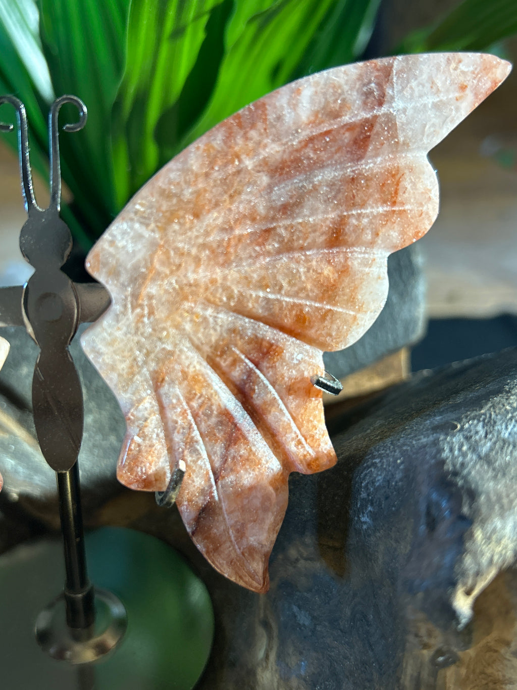 Fire Quartz Butterfly: Radiant Energy in a Delicate Form