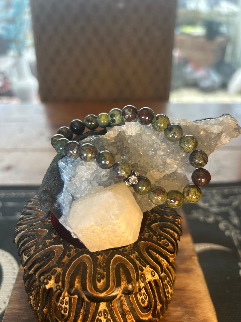 Bloodstone
Handcrafted | Vitality, Healing & Courage
