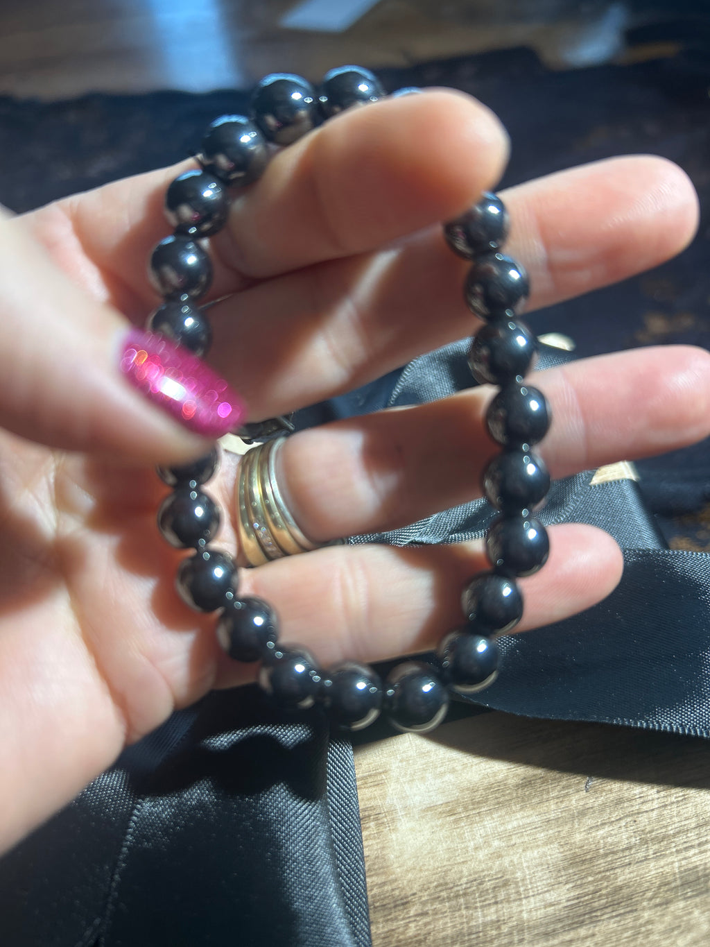 Hematite Bracelet - Grounding, Protection, and Balance
