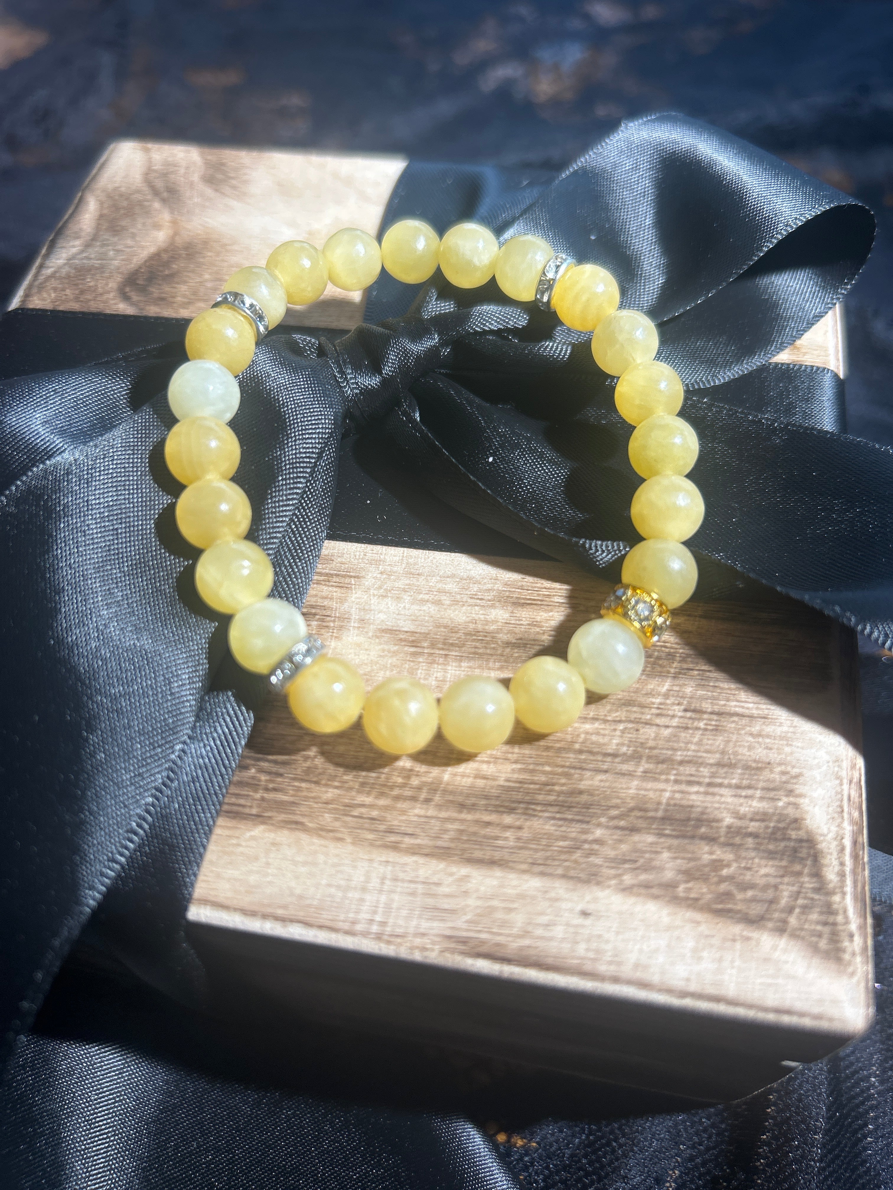 Yellow Calcite Bracelet - Optimism, Anxiety Relief, and Clarity