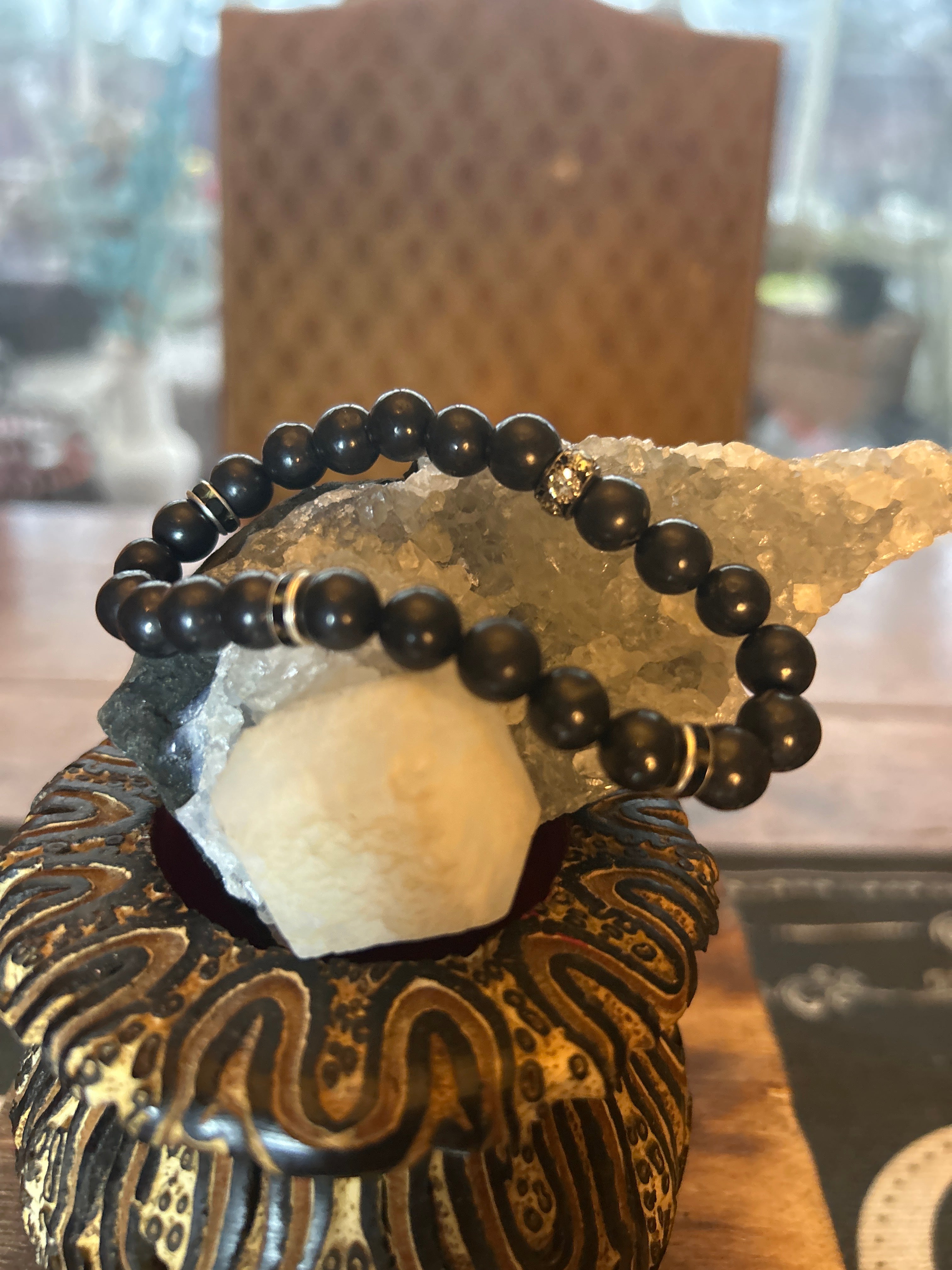 Shungite
Handcrafted | Protection & Healing | EMF Shielding