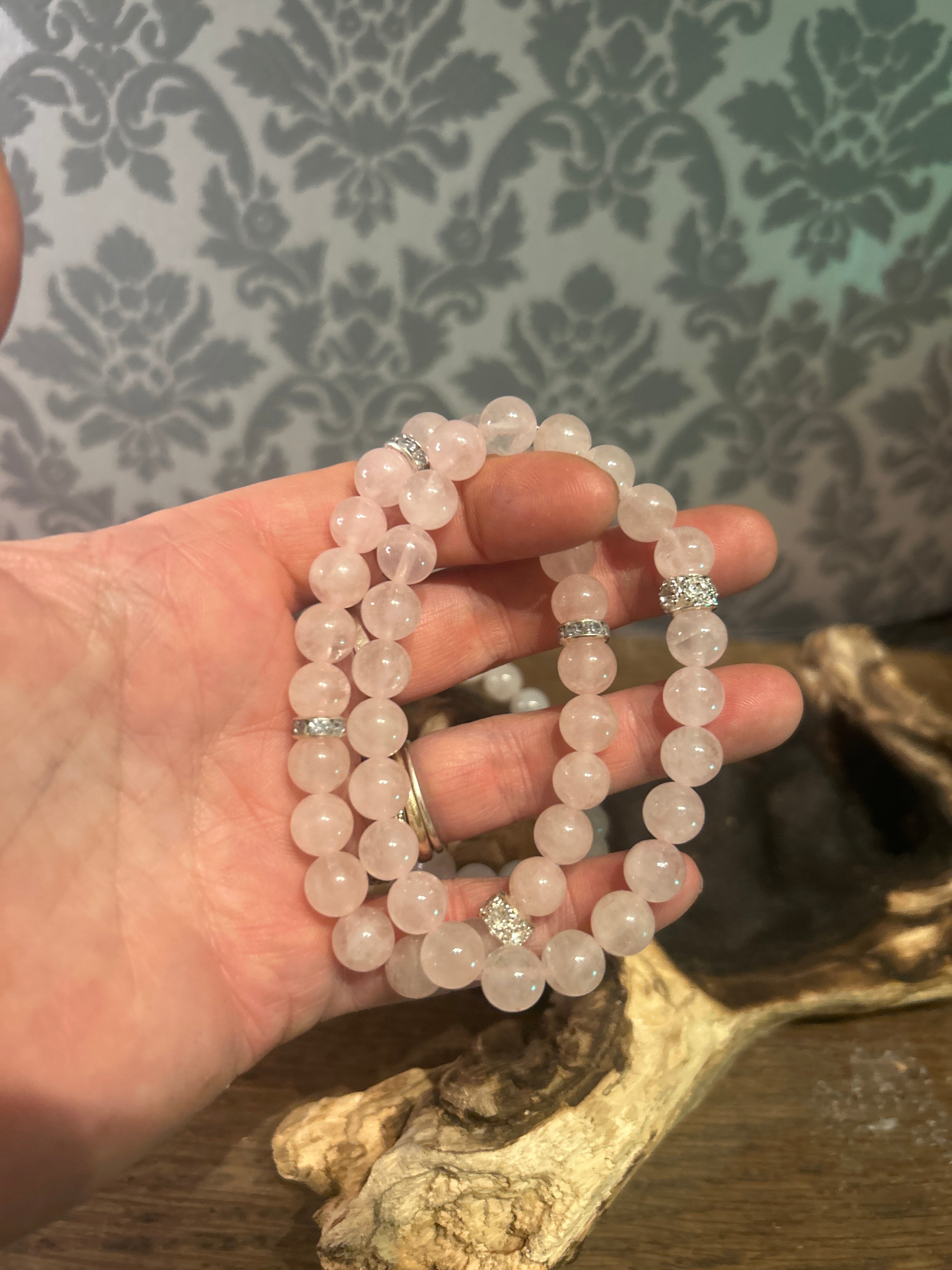 Rose Quartz 8mm Bracelet - Love, Compassion & Healing