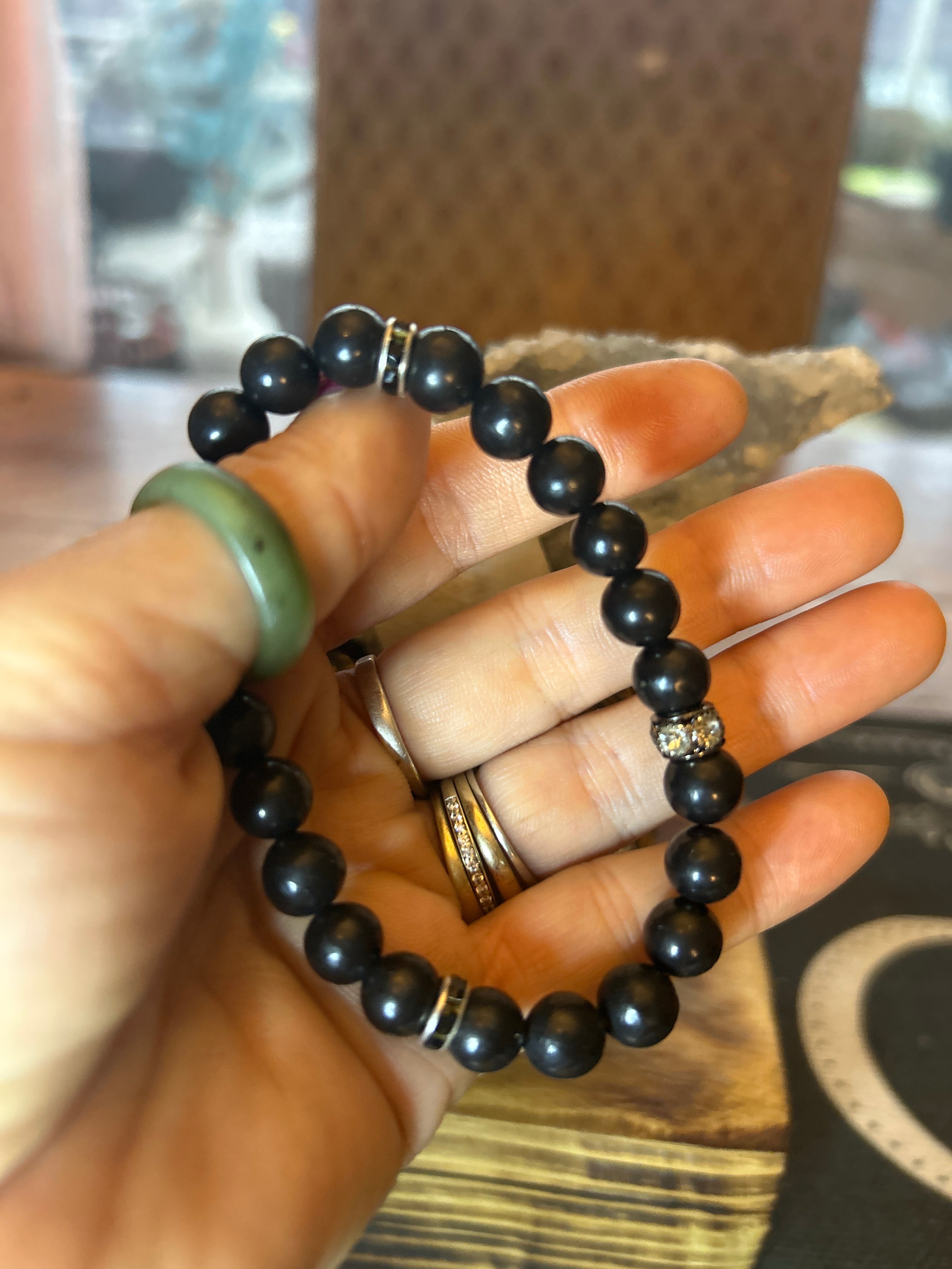 Shungite
Handcrafted | Protection & Healing | EMF Shielding