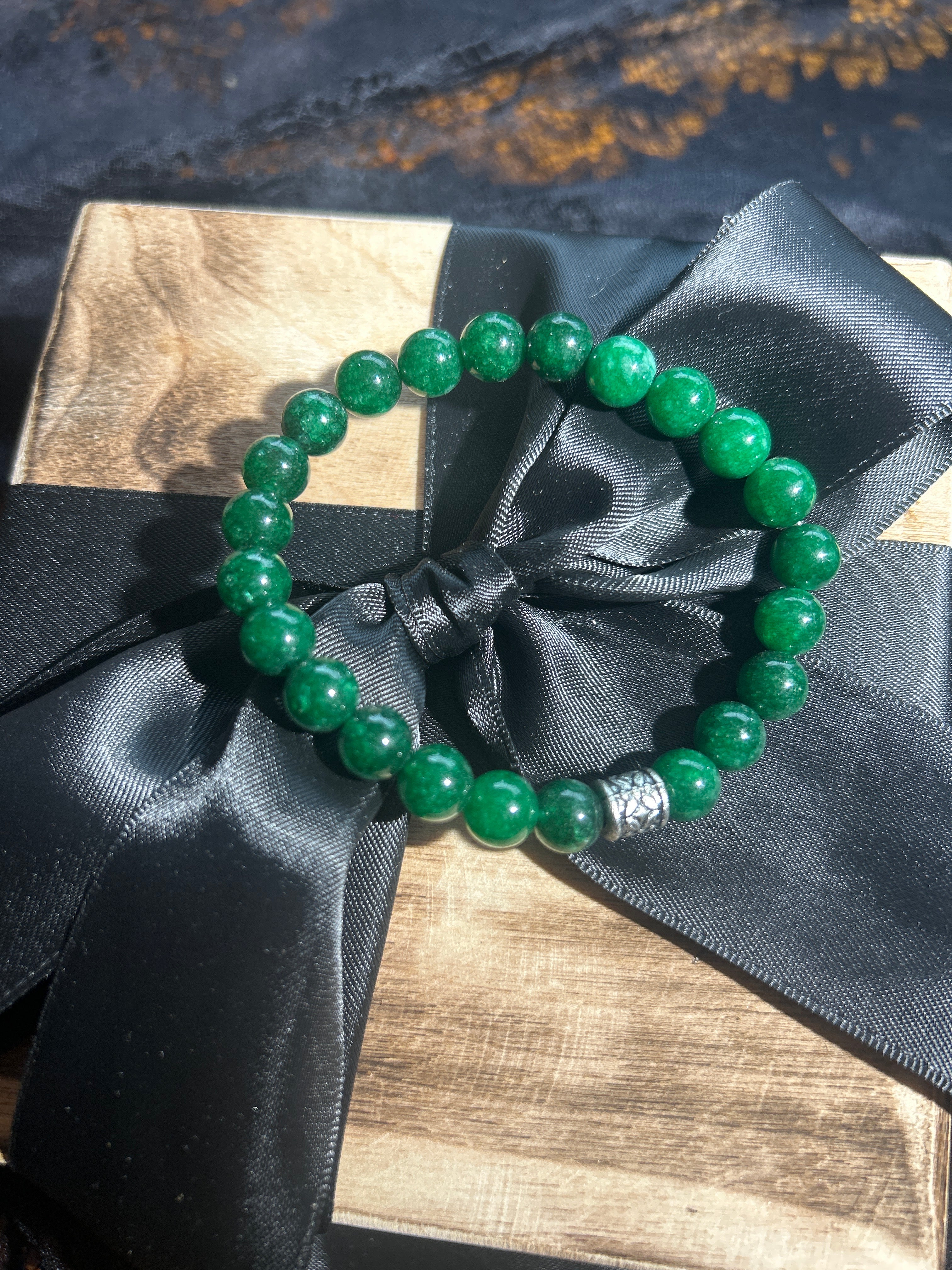 Green Agate Bracelet - Harmony, Healing, and Balance