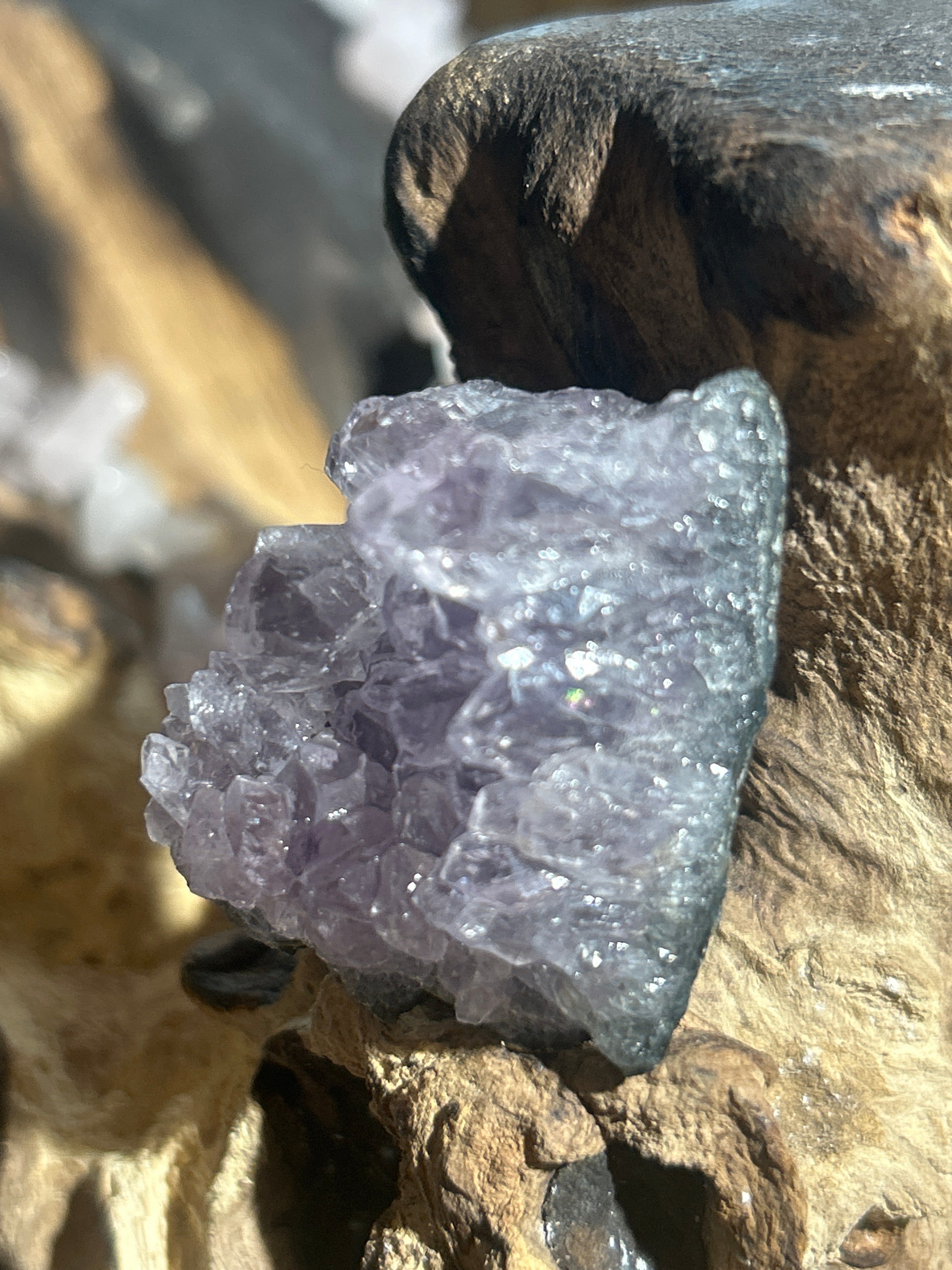 Mini Amethyst Crystal Specimen – 1.5 Inches | Calming Energy & Focus”