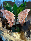 Fire Quartz Butterfly: Radiant Energy in a Delicate Form