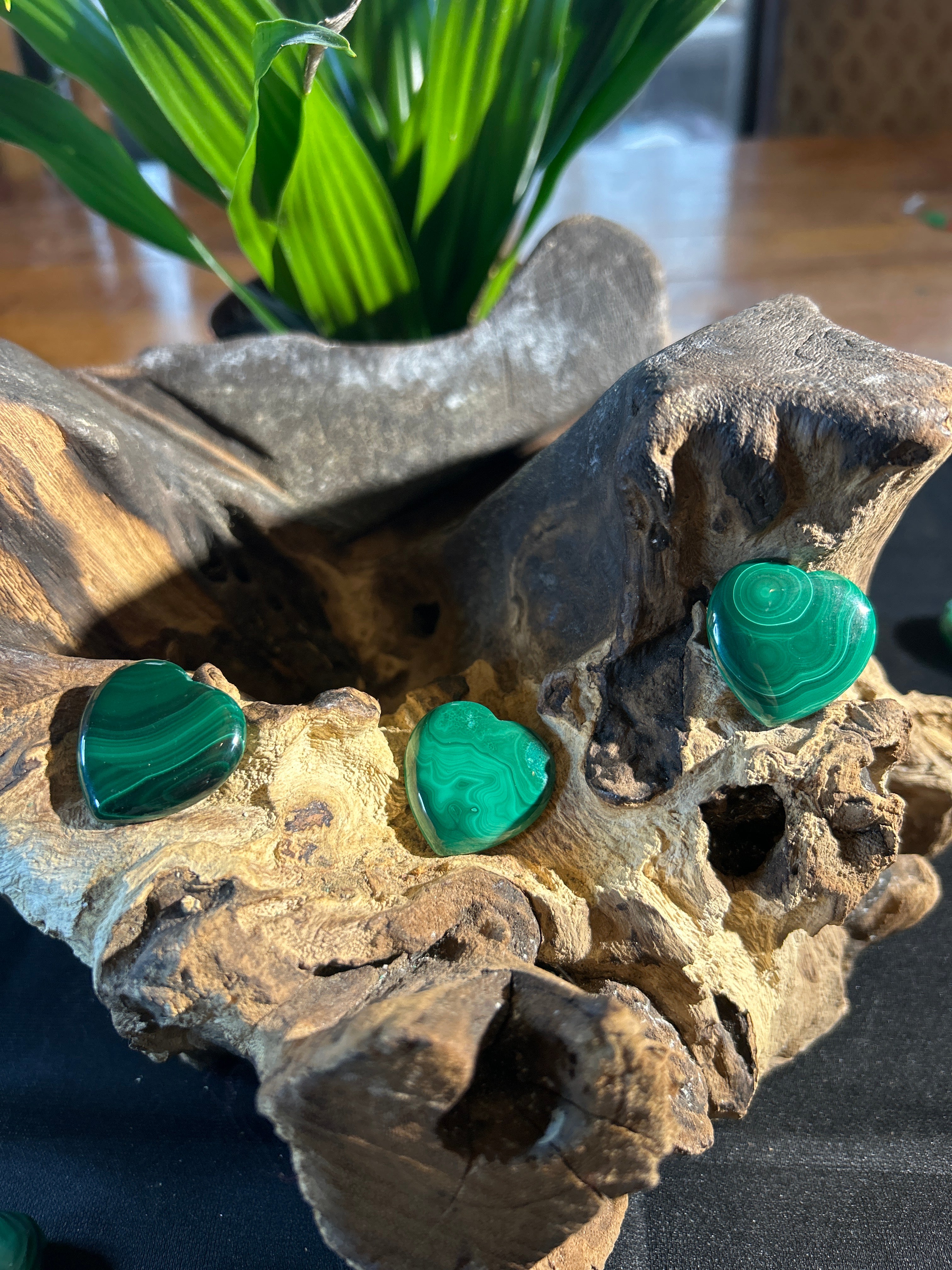 Heart-Shaped Malachite: Symbols of Love and Transformation
