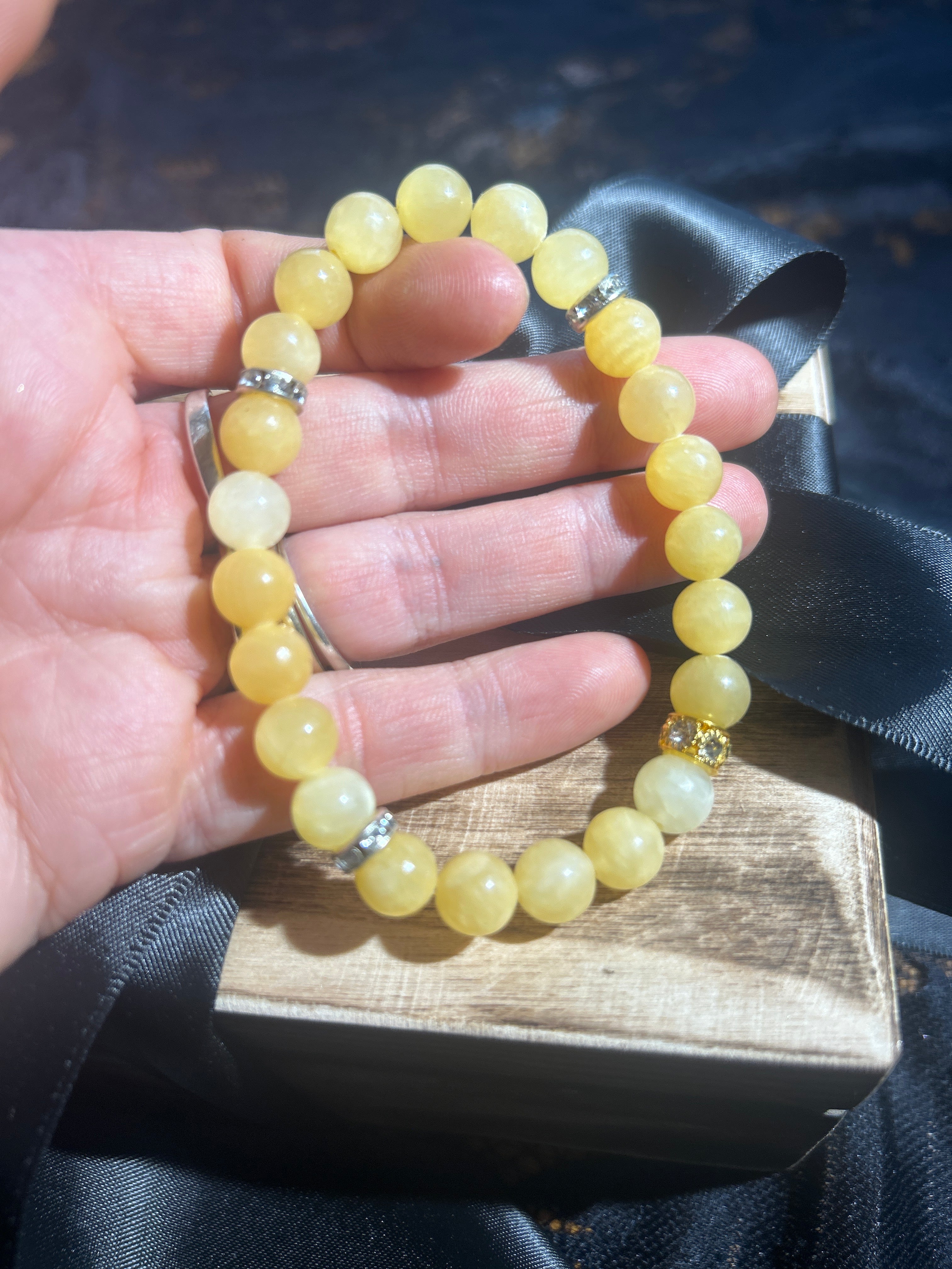 Yellow Calcite Bracelet - Optimism, Anxiety Relief, and Clarity