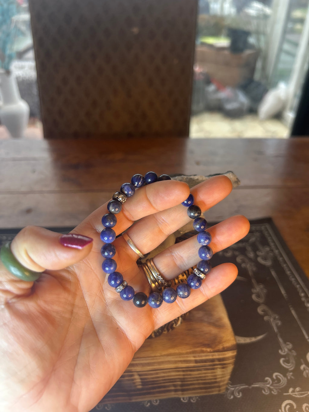 Sodalite
Handcrafted | Clarity, Intuition & Calm
