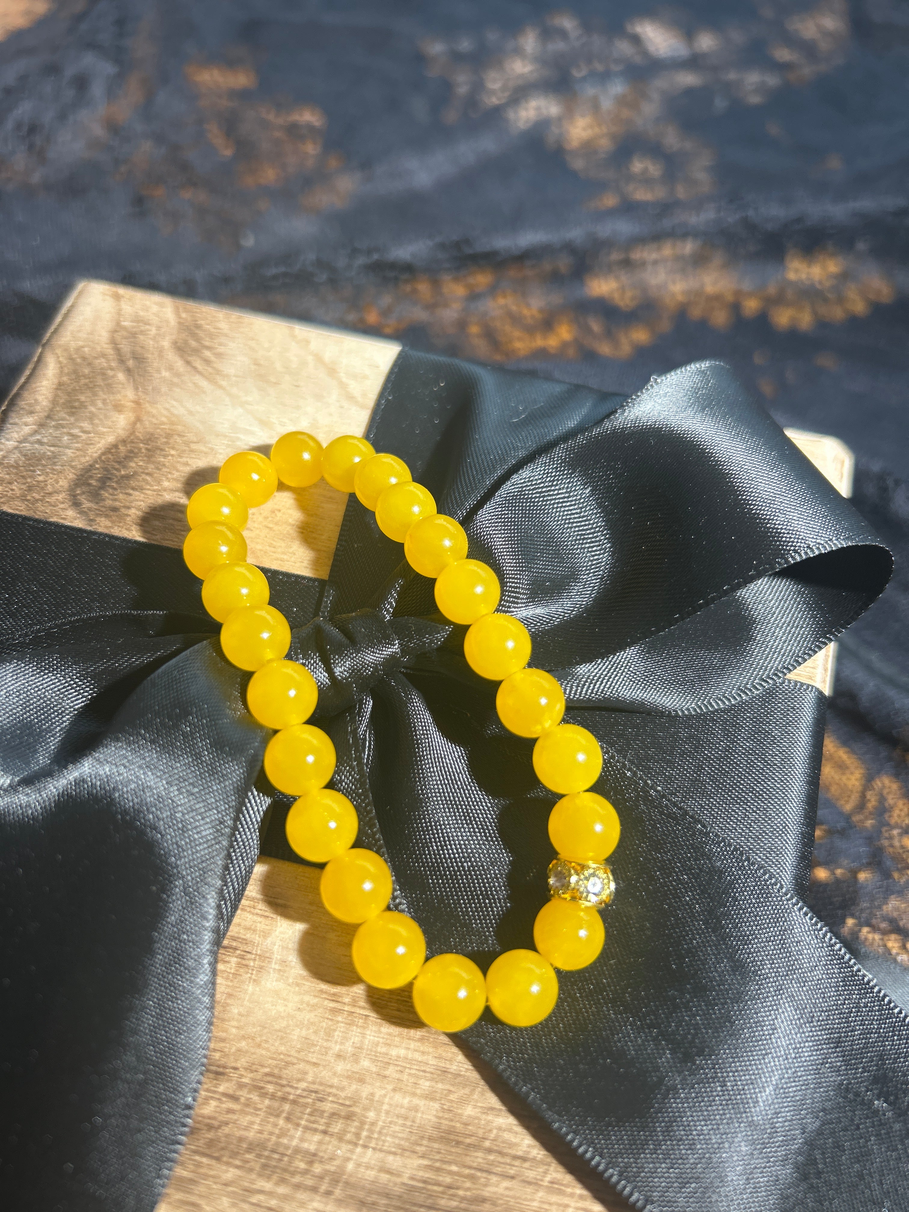 Yellow Jade Bracelet - Joy, Prosperity, and Positivity