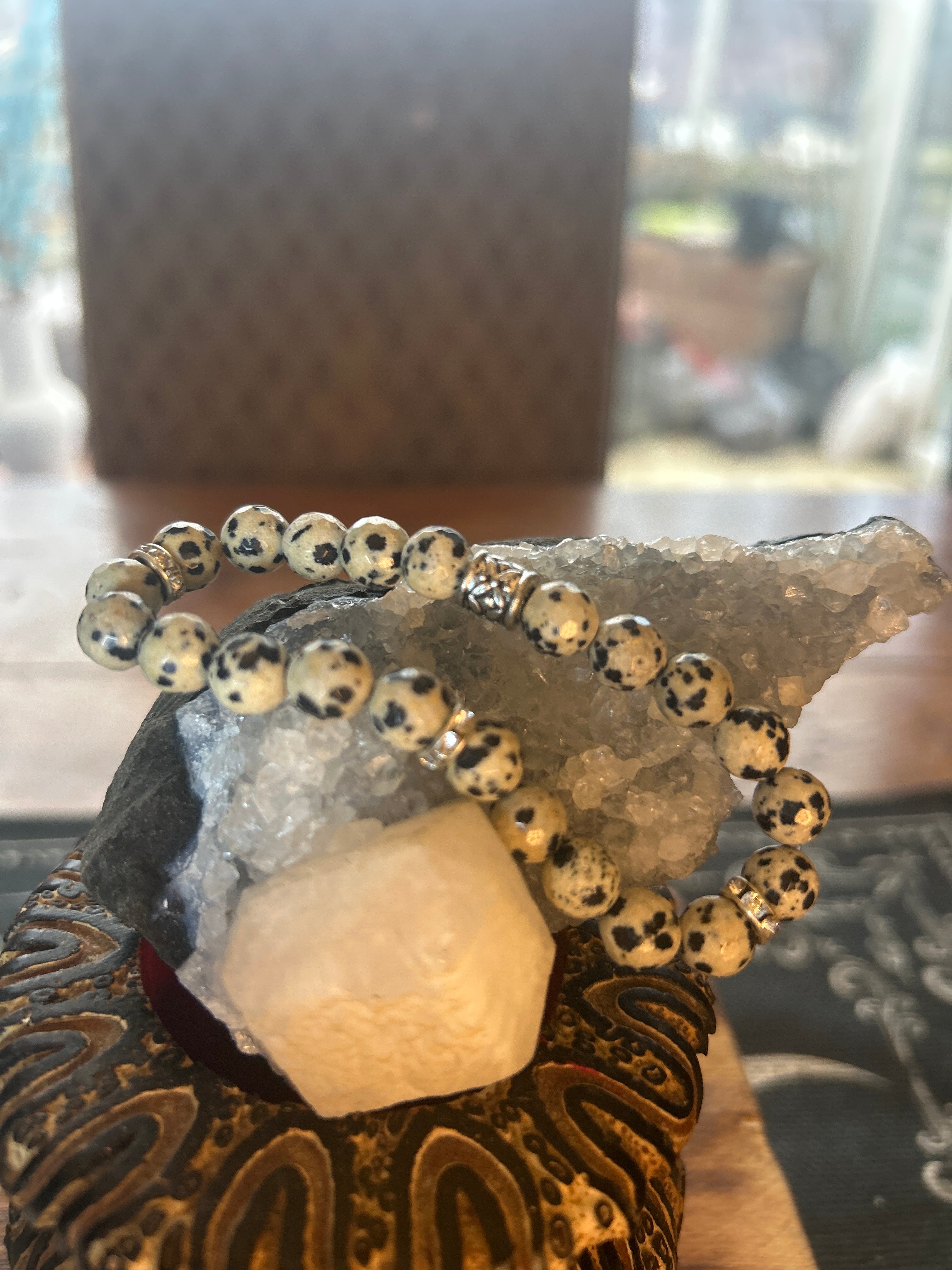 Dalmatian Jasper
Handcrafted | Joy, Balance & Positivity