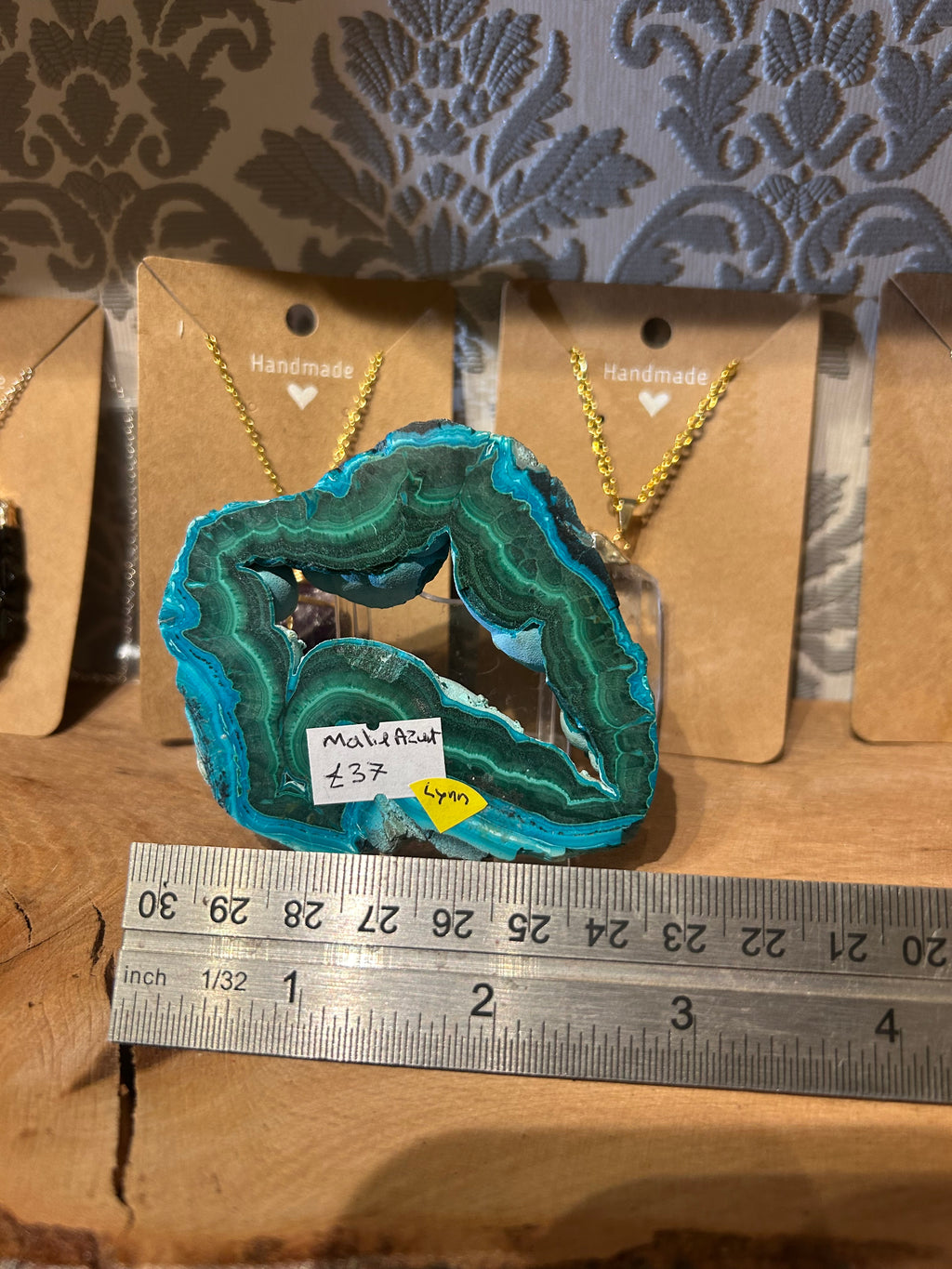 Beautiful Malachite with Azurite