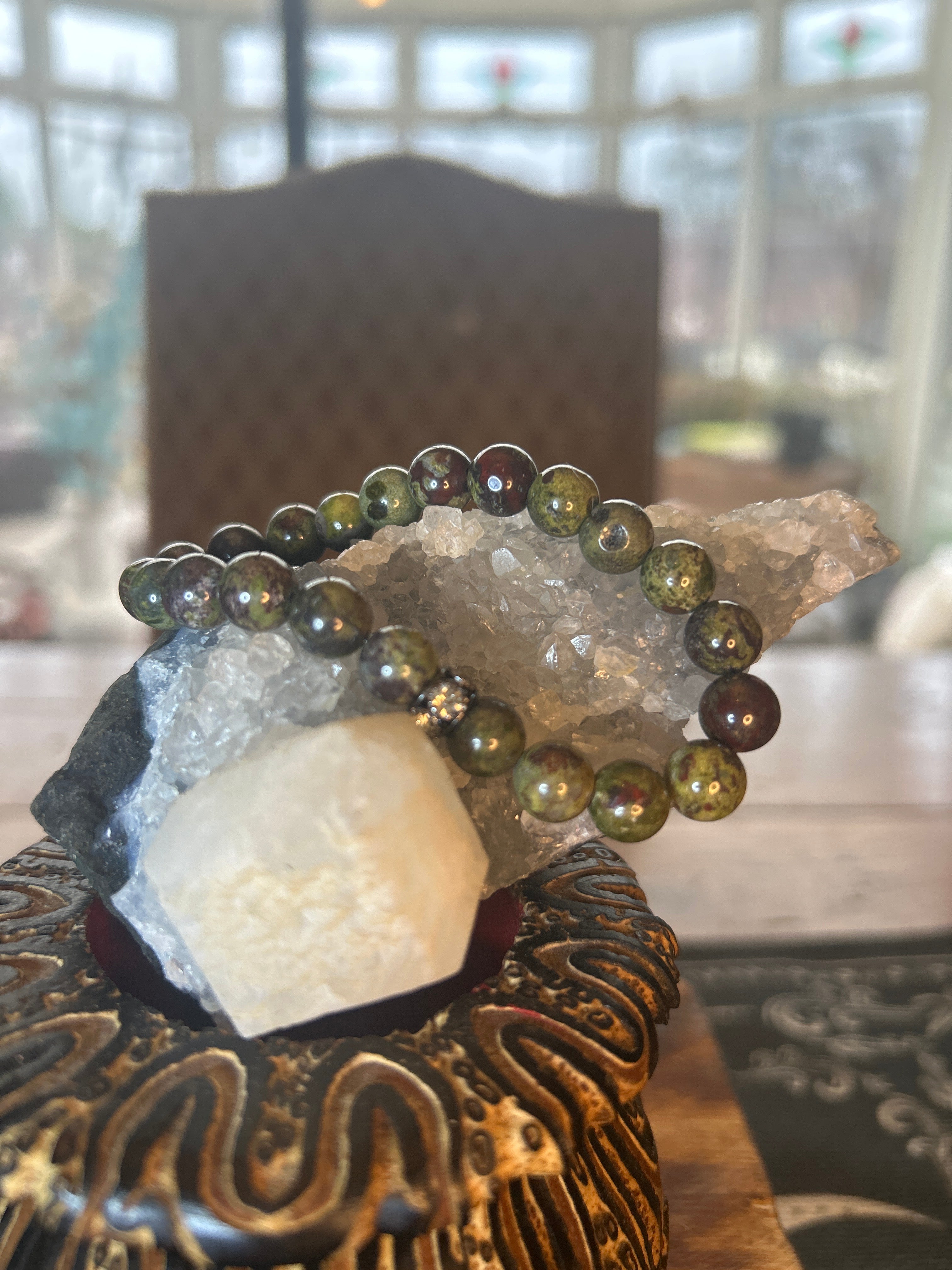 Bloodstone
Handcrafted | Vitality, Healing & Courage