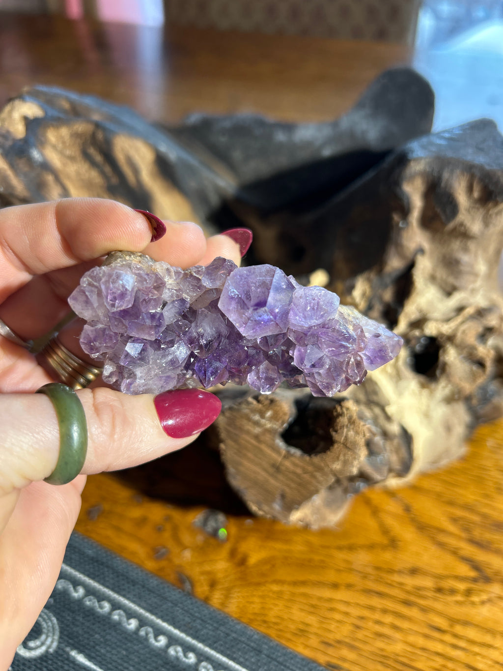 Amethyst Cluster Specimen – 3.5 Inches