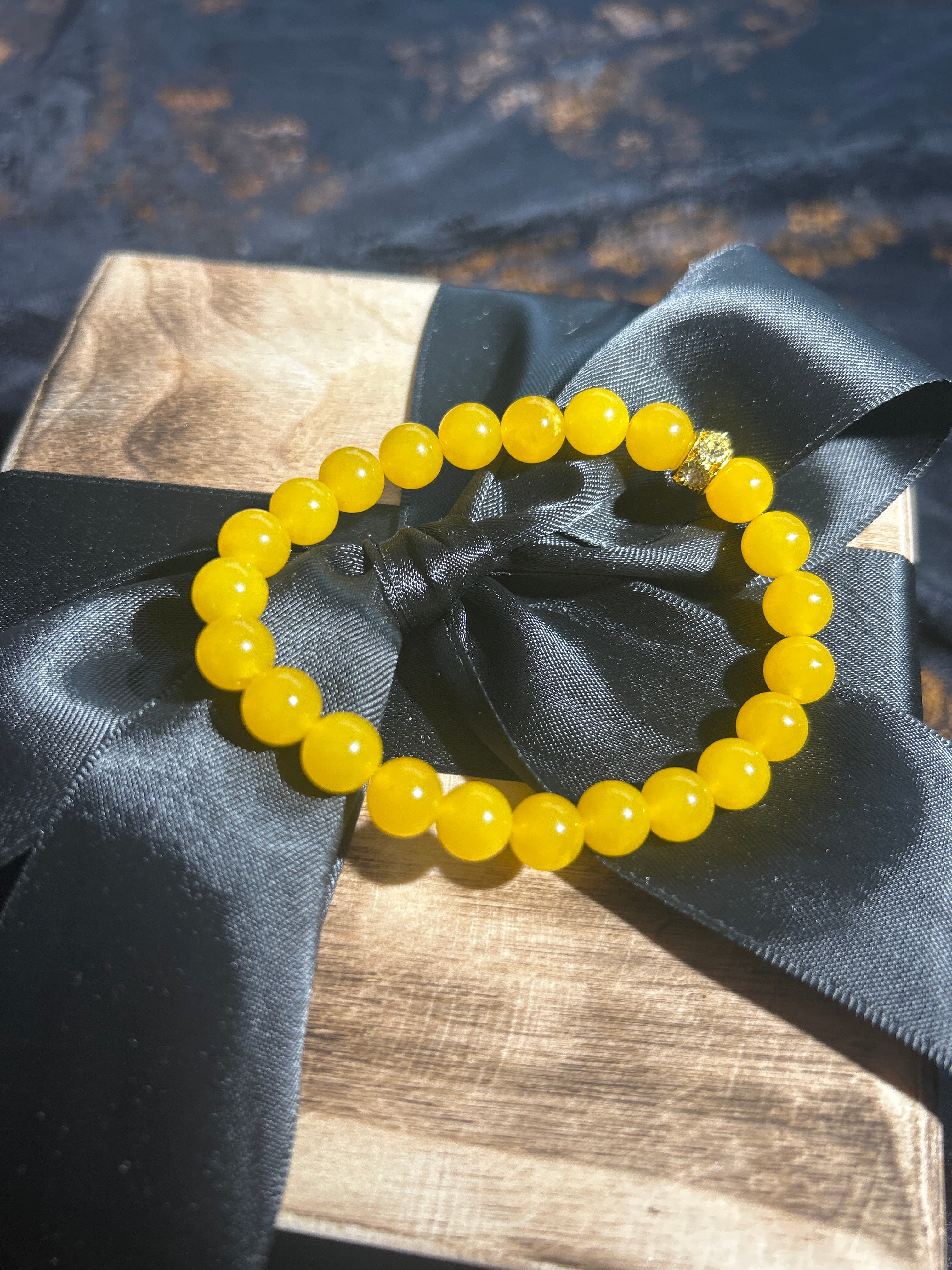 Yellow Jade Bracelet - Joy, Prosperity, and Positivity