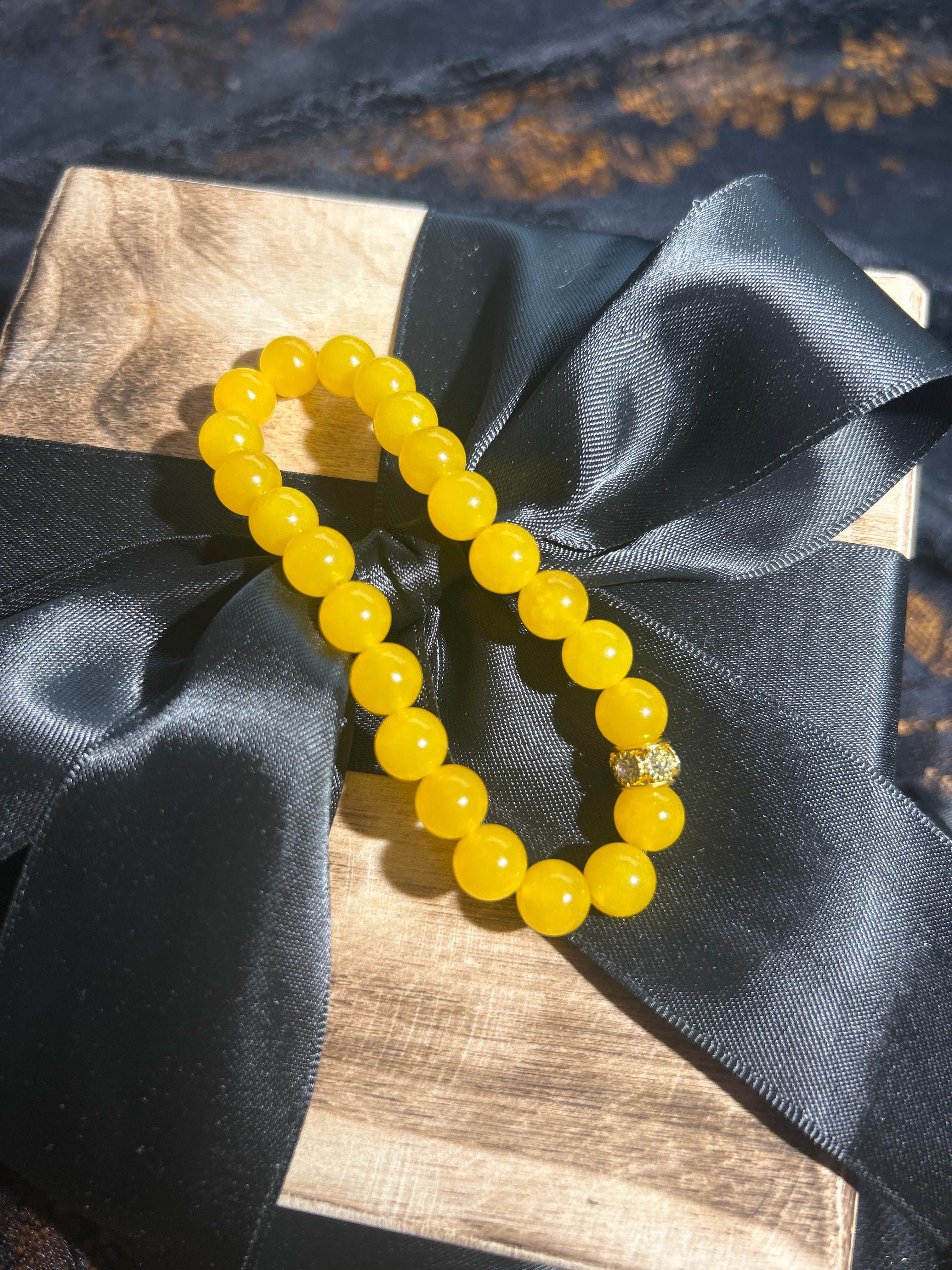 Yellow Jade Bracelet - Joy, Prosperity, and Positivity