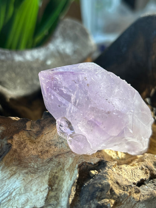 Amethyst Radiance: A Raw Touch of Calm and Clarity