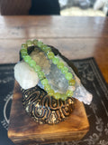 Prehnite 8mm Bracelet - Handcrafted - Spiritual Meanings: Healing, Calm, Inner Peace