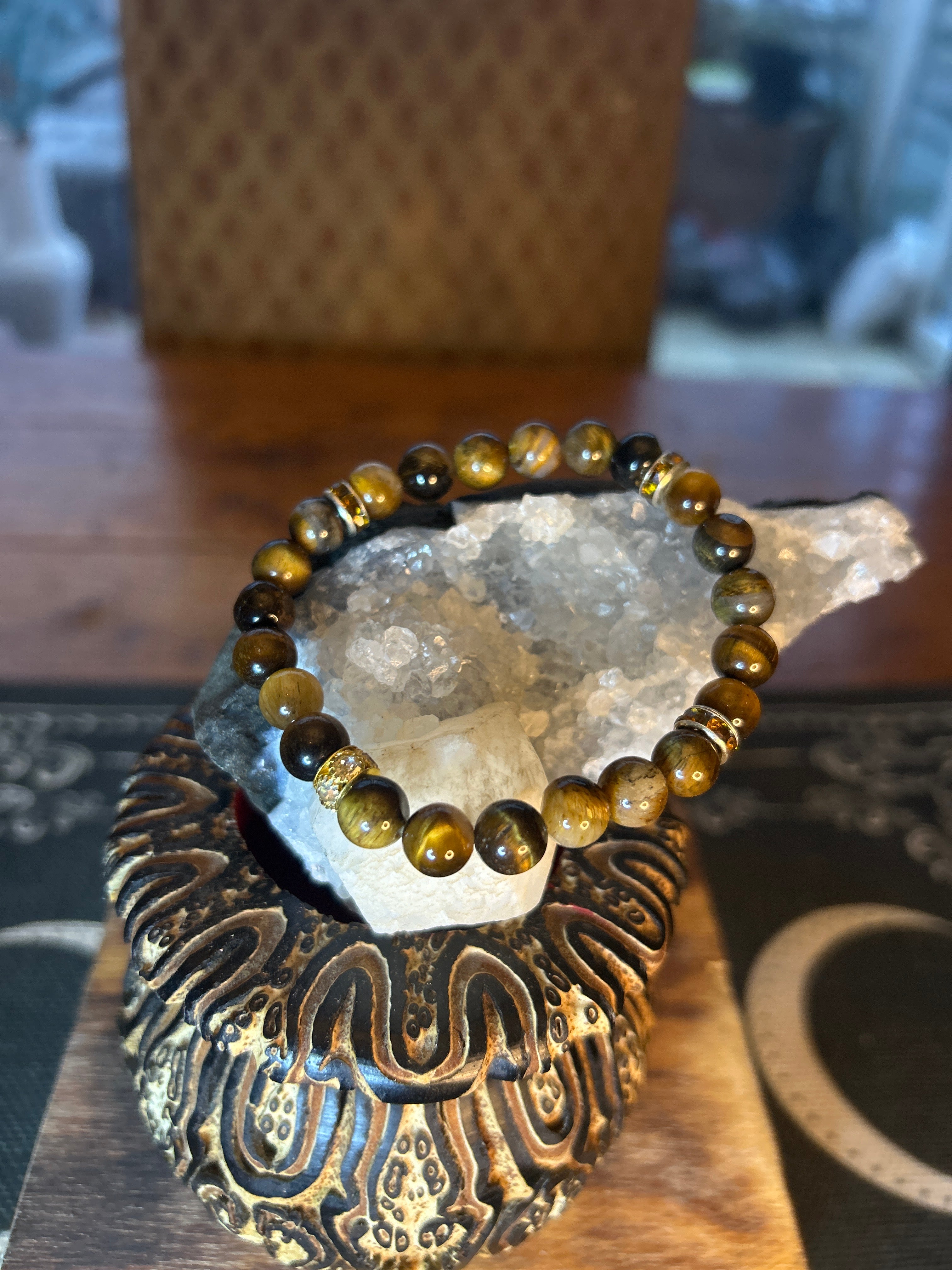 Tiger’s Eye
Handcrafted | Courage, Confidence & Protection
