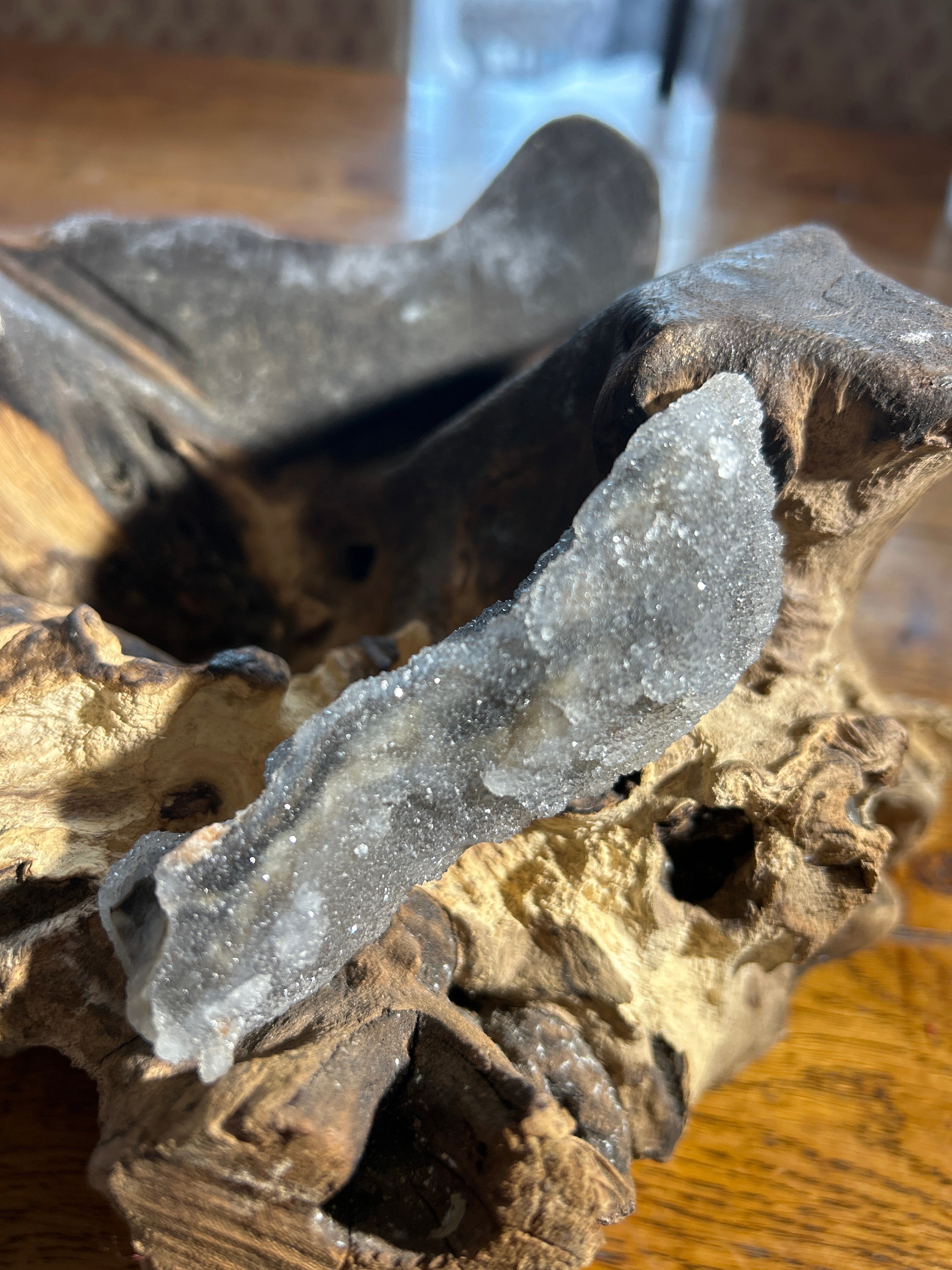 Protective Black Amethyst Formation – 4 Inches Long, 1.5 Inches Wide