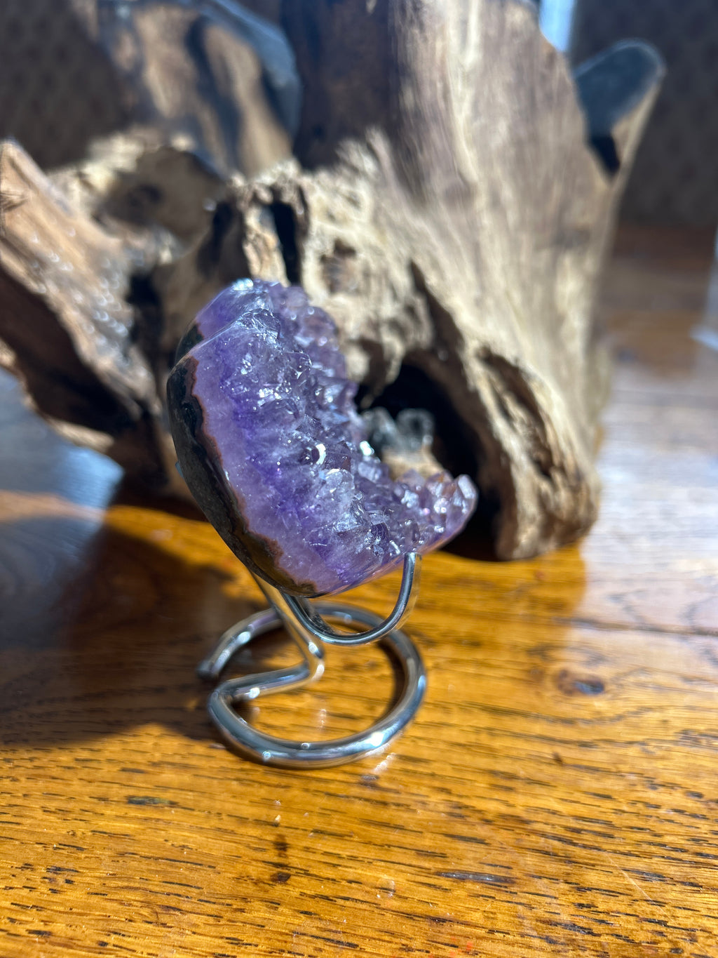 Calming Amethyst Heart – 3 Inches Across, 2.5 Inches High