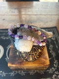 Dream Amethyst 8mm Bracelet - Handcrafted - Spiritual Meanings: Calm, Healing, Intuition