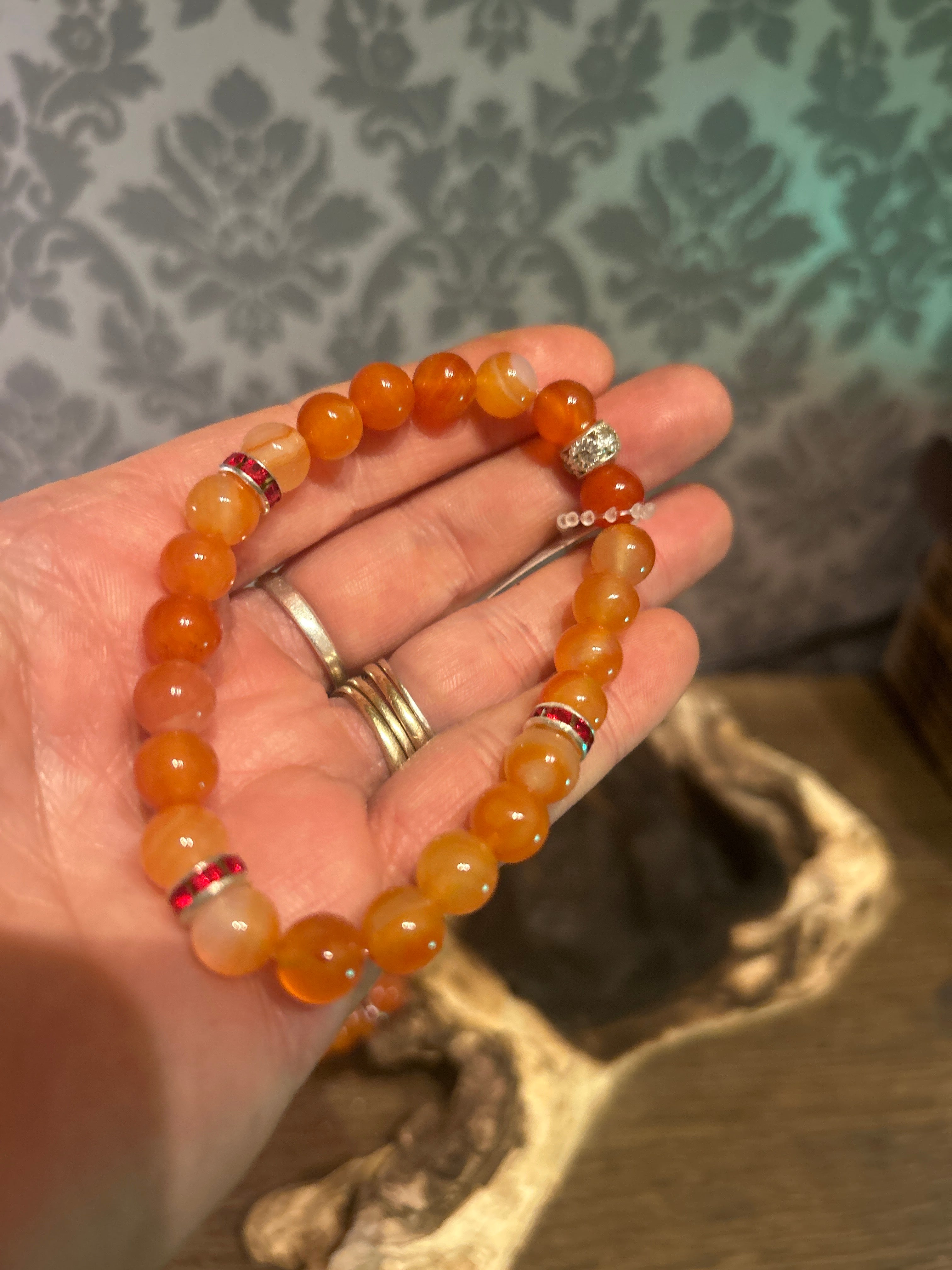 Carnelian Bracelet - Vitality, Courage & Creativity