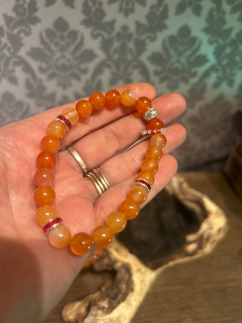 Carnelian Bracelet - Vitality, Courage & Creativity
