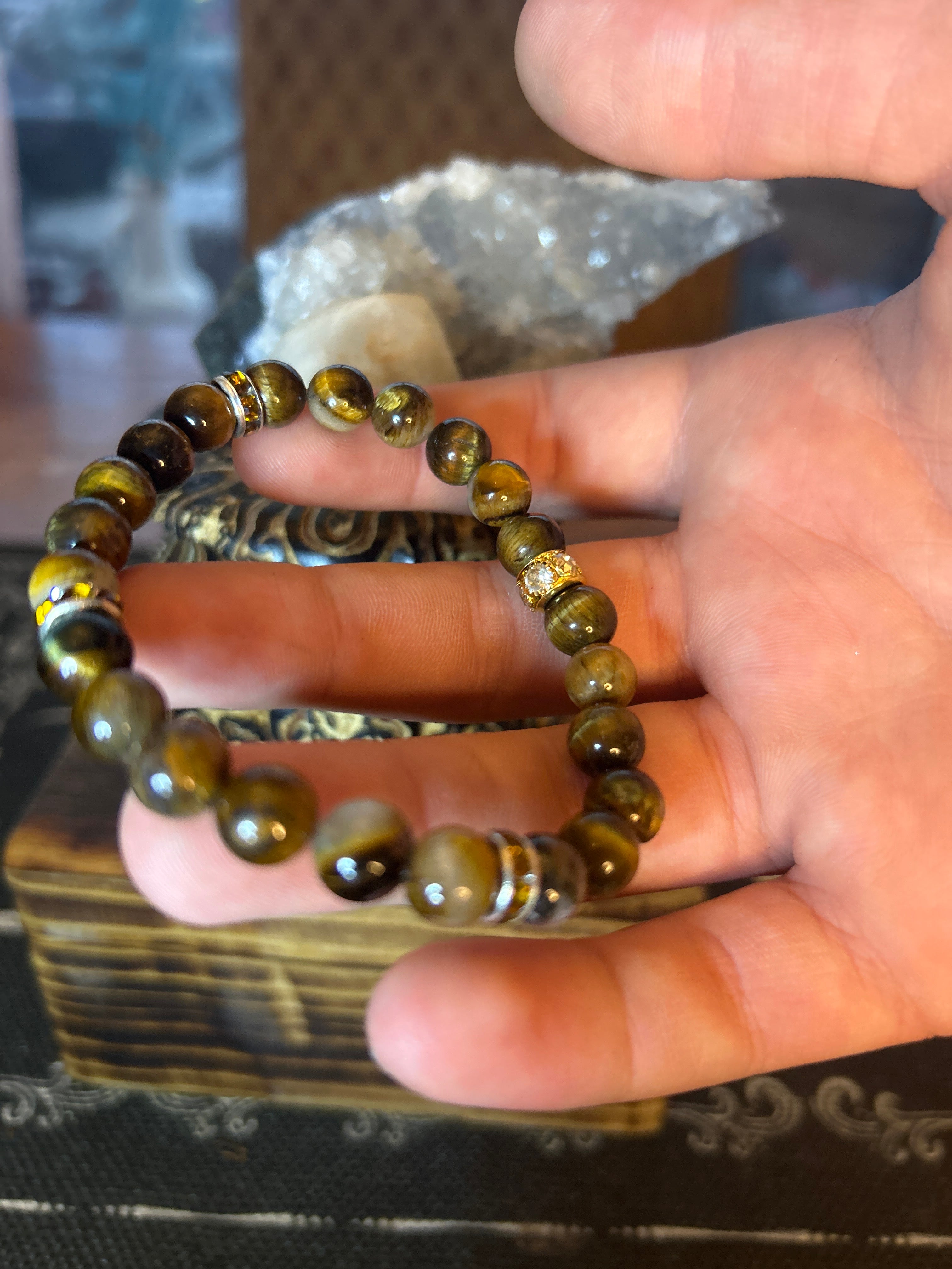 Tiger’s Eye
Handcrafted | Courage, Confidence & Protection