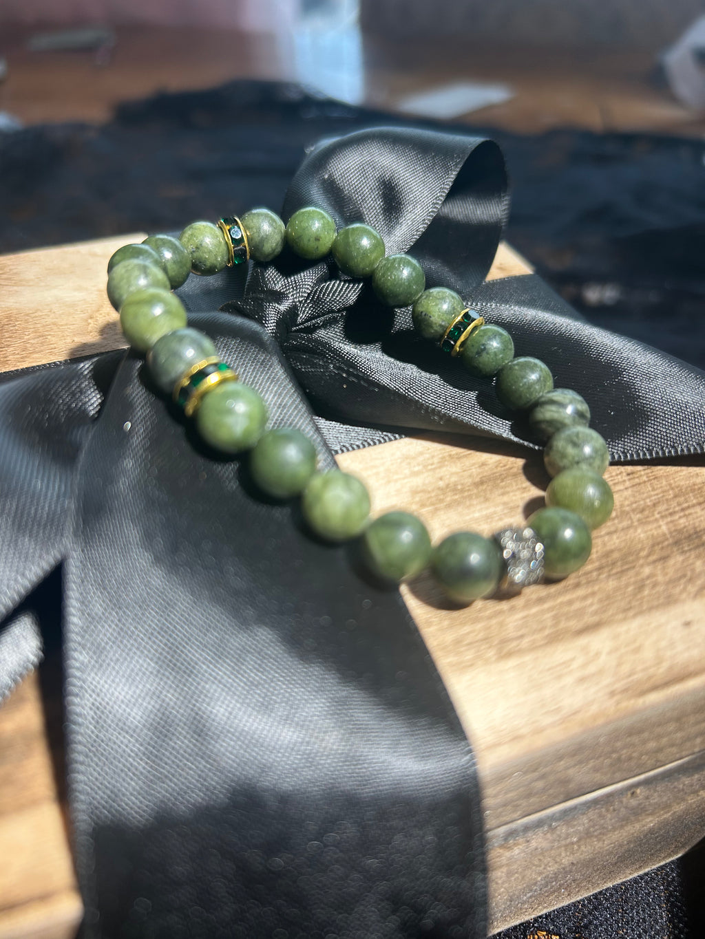 Chinese Green Jade Bracelet - Abundance, Prosperity, and Healing Energy