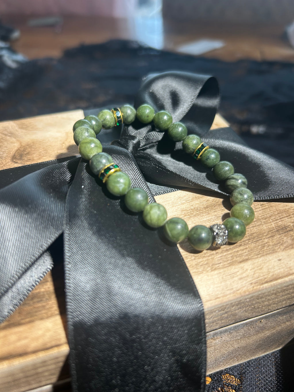 Chinese Green Jade Bracelet - Abundance, Prosperity, and Healing Energy